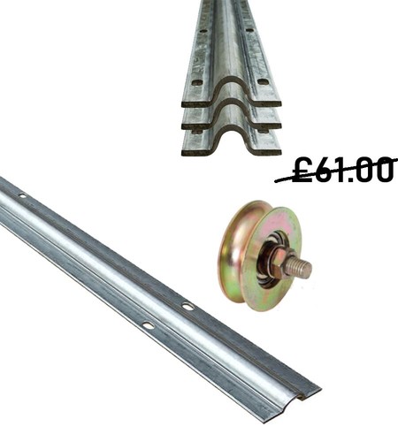 Gate rail track for sliding - gate,