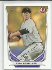 Ryan Castellani Colorado Rockies 2014 Bowman Draft Card