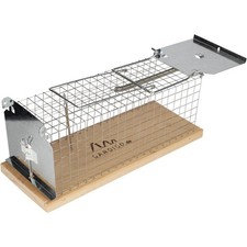 Ratten-Lebendfalle Metal/Wood Cage Trap Mousetrap Rat Trap Köderfalle