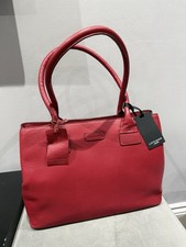 BRAND NEW Lloyd Baker Red Leather Handbag For Women 