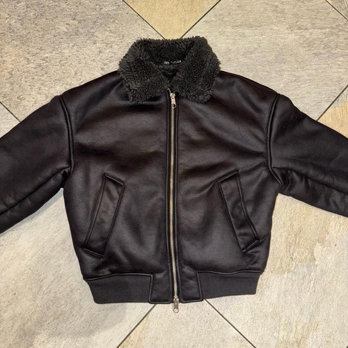Black zara leather - zara,