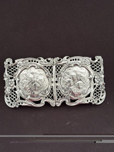 Silver nurses belt - silver,