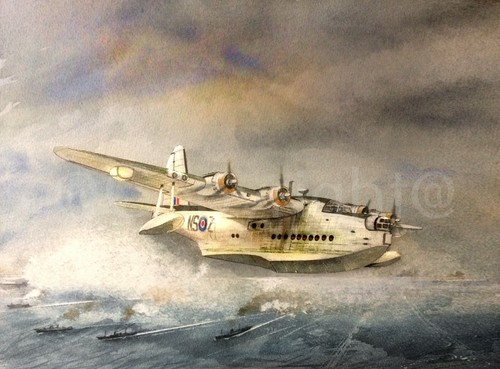 Short sunderland flying boat - sunderland,
