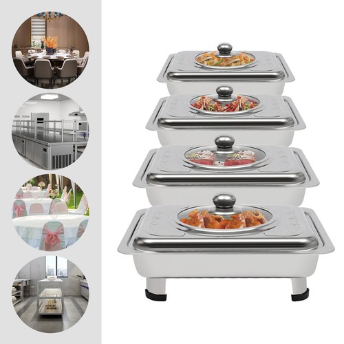 Buffet tray chafing dish - 4x,