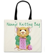 Personalised Knitting Bag with