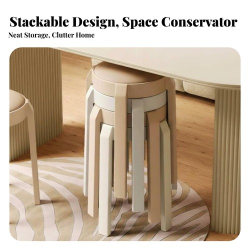 Stackable padded stool - padded, to