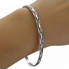Silver 925 Slave Bangle with