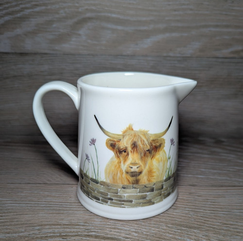 Highland cow ceramic milk - cow,