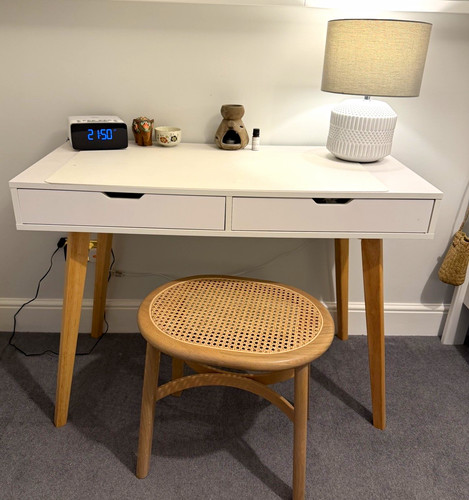 Homfa white writing computer - white,