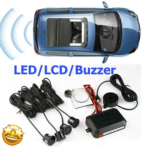 Black parking sensors - 4x, car