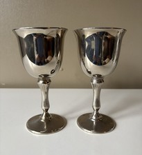 Vintage Silver Plated Goblets