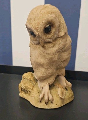 Vintage barn owl figurine - owl,