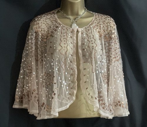 Ladies sequin beaded bolero - ladies,