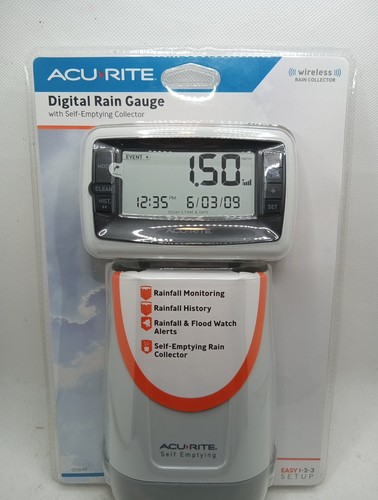 Multicolor wireless rain gauge - wireless,