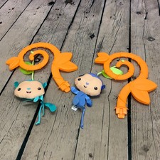 Fisher-Price Parts Rainforest  Jumperoo x 2 Monkey Hanging Toys