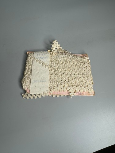 French vintage fabric lace