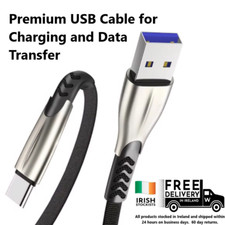 USB C Type C Fast Charge Data Cable for Android Samsung Huawei Sony LG 