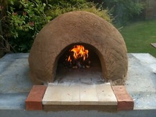 DIY Pizza Oven Bricks Refractory Clay Wood Fire Outdoor Kit Exercise Ball Style