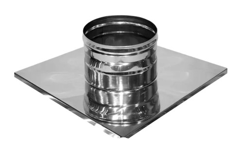 Chimney flashing plate - chimney, with