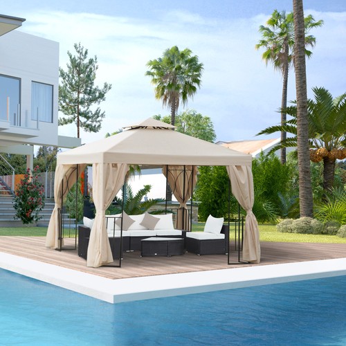 Metal gazebo garden - 3m,