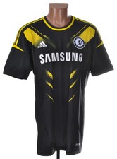 CHELSEA 2012/2013 THIRD FOOTBALL SHIRT ADIDAS SIZE XXL (11) PLAYER ISSUE TECHFIT