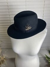 Christys' London Black Fedora