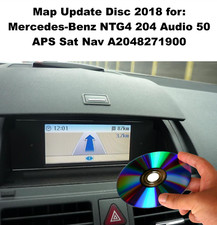 Map Update DVD 2018 for Mercedes-Benz NTG4 204 Audio 50 APS Sat Nav A2048271900