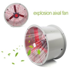 16"Explosion-proof Axial Exhaust Fan 1450rpm Spray Booth Paint Fumes Exhaust Fan