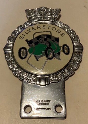Silverstone enamled car badge - enamled,