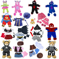 8"/20cm - TEDDY BEAR CLOTHES pirate, cowboy, monster, superhero, batbear