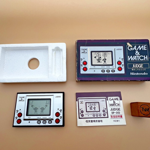 Nintendo game watch judge - game,