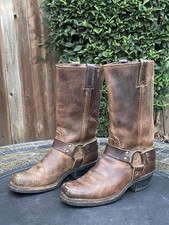 Frye Harness Moto Biker Boots