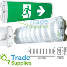LED Emergency Bulkhead Light