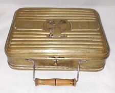 ANTIQUE BRASS TRAVEL FRENCH