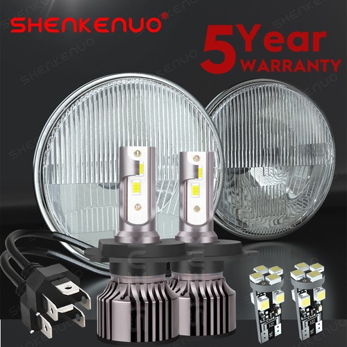 Pair inch round - 7''inch, led
