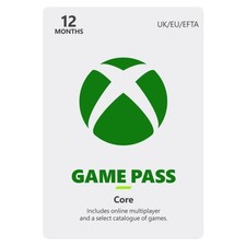 12 Month Xbox Game Pass Core