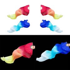 Belly Dance Faux Silk Veil Fan