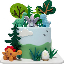 Dinosaur Cake Toppers, 3D