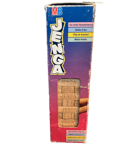 Vintage 1993 jenga original - vintage,