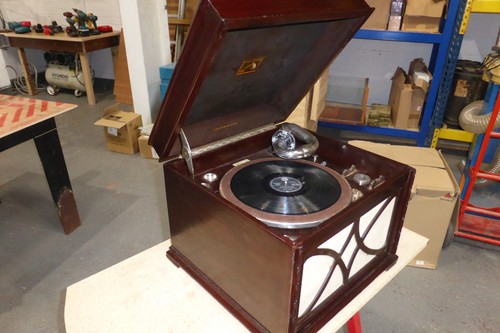 Vintage record player - record, hmv