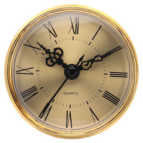 70mm quartz roman clock - 2.8",