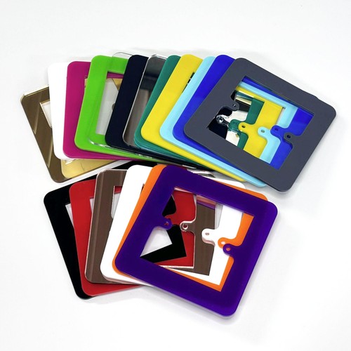 Acrylic single light switch - acrylic,