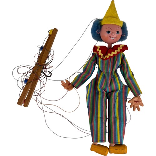 Vintage clown marionette - vintage,