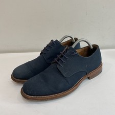 Church's Custom Grade Derby Smart Dress Shoes 8 F - Blue Canvas - Men’s - VGC