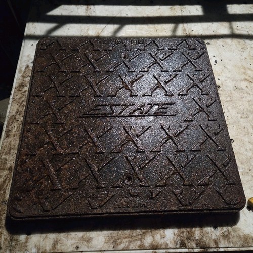 Cast iron manhole - cast,