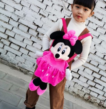New Child Kids Cartoon Toddler Girls Cartoon Plush Backpack Nursery School Bag