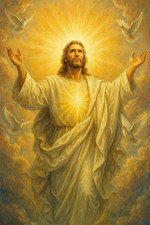 Heavenly Light Ascension Jesus
