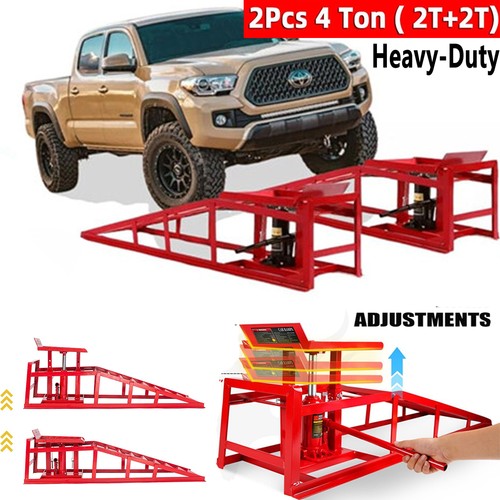 Ton hydraulic car ramps 2pc - ton,