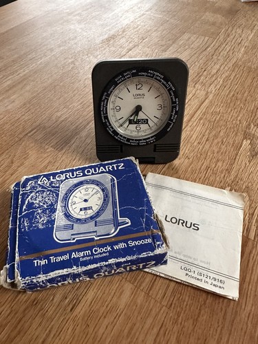 Vintage lorus lqq103k travel - vintage, lqq103k-g
