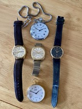 Mens Watches Bundle Lot Citizen Limit Contima Ramina Spares Or Repairs